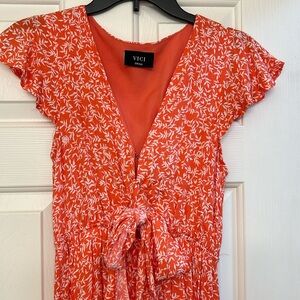 Women’s high low pattern dress